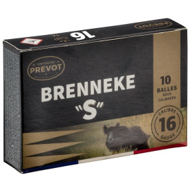 Cartouches Prevot Brenneke-S Cal. 16/67 : Précision et Puissance