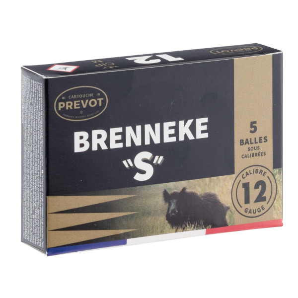 Cartouche Prevot BRENNEKE 12/70 : Précision et Puissance Inégalées