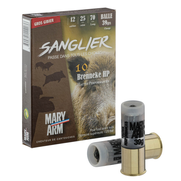 Cartouches Mary Arm 39 HP - Puissance Ultime pour Grand Gibier