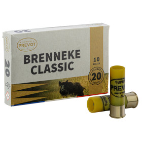Cartouches Prevot 20/70 Brenneke : Précision et Sécurité pour Grand Gibier