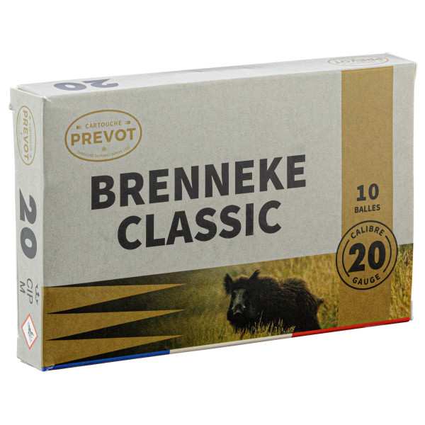 Cartouches Prevot 20/70 Brenneke : Précision et Sécurité pour Grand Gibier