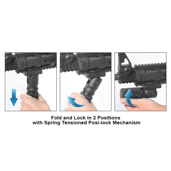 Poignée Grip QD Pliable : Robustesse et Adaptabilité en Action