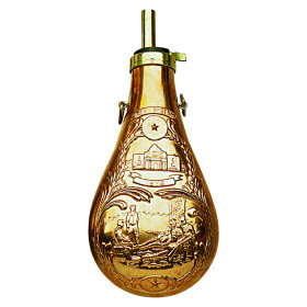Poire à Poudre Texas en Cuivre : Précision et Durabilité Calibre .50
