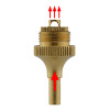Injecteur de poudre TDC : Précision et durabilité pour armes à silex