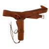Ceinturon en cuir avec holster : Plongez dans l'authenticité du Far West