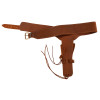 Ceinturon en cuir avec holster : Plongez dans l'authenticité du Far West