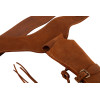 Ceinturon en cuir avec holster : Plongez dans l'authenticité du Far West