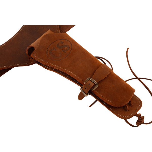 Ceinturon Confederation State 110 cm - Style Western Authentique