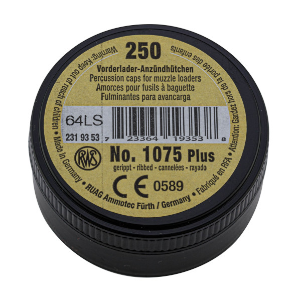 Amorces RWS 1075+ : Fiabilité Inégalée pour Poudre Noire