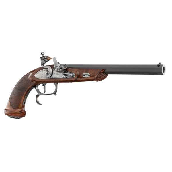 Pistolet Le Page à silex : Précision historique et maîtrise du tir