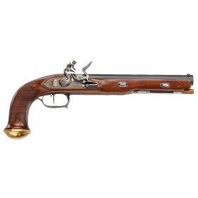 Pistolet Boutet à silex .45 PN : Élégance et Précision Napoléonienne