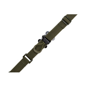 Sangle 2 Points Viper Verte : Confort et Discrétion en Chasse