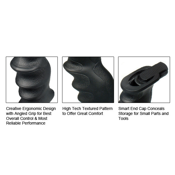 Grip Ris Ambidextre : Stabilité et Confort pour Rail Picatinny