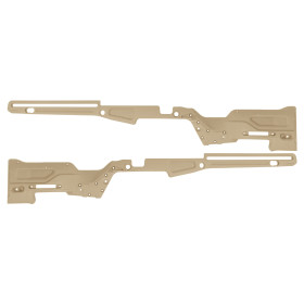 Receiver Plate FDE AAC T10 : Camouflage Optimal pour Airsoft
