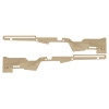 Receiver Plate FDE AAC T10 : Camouflage Optimal pour Airsoft