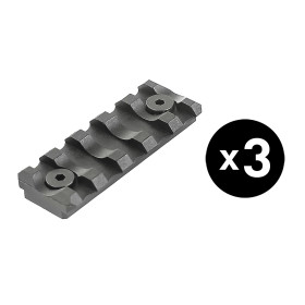 Rails Keymod 5 Slots : Fixation Robuste et Polyvalente (Pack de 3)