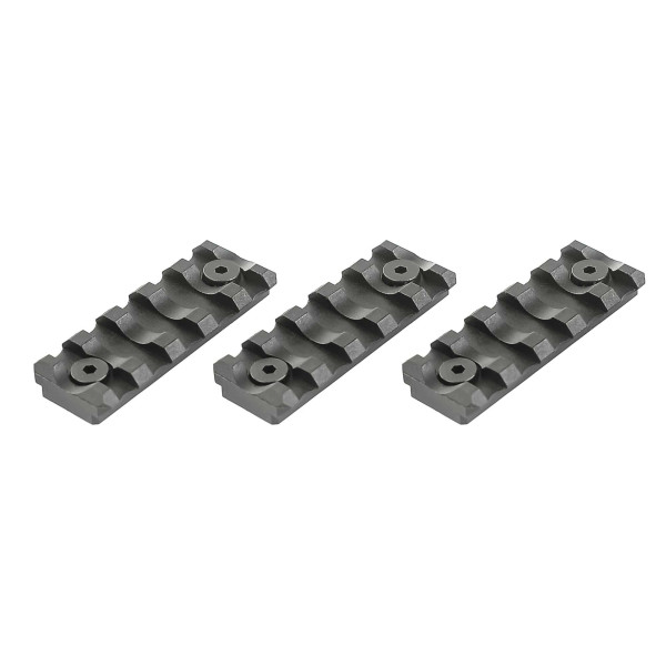 Rails Keymod 5 Slots : Fixation Robuste et Polyvalente (Pack de 3)