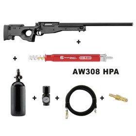 Pack HPA AW-308 : Précision Ultime pour Airsoft Enthousiastes