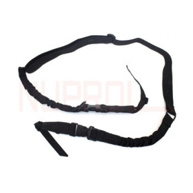 Sangle 2 Points Bungee Noire : Confort et Stabilité Optimale