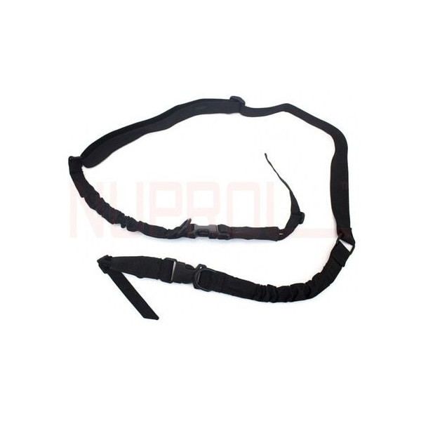Sangle 2 Points Bungee Noire : Confort et Stabilité Optimale