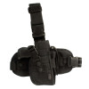 Holster de Cuisse Droitier Noir : Accès Rapide et Sécurité Optimale