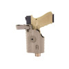 Holster Rigide Glock 17 : Sécurité et Adaptabilité avec Lampe