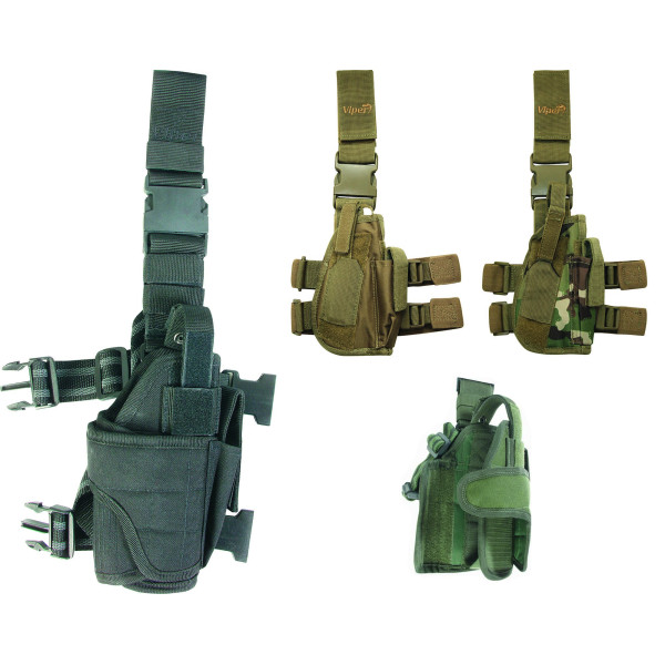 Holster de Cuisse Viper : Confort Ajustable et Sécurité Maximale