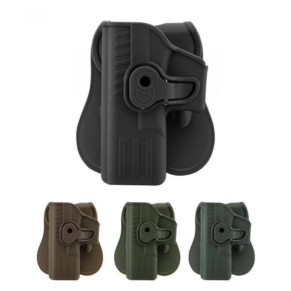 Holster Quick Release Gaucher pour Glock 17 - Robustesse et Discrétion