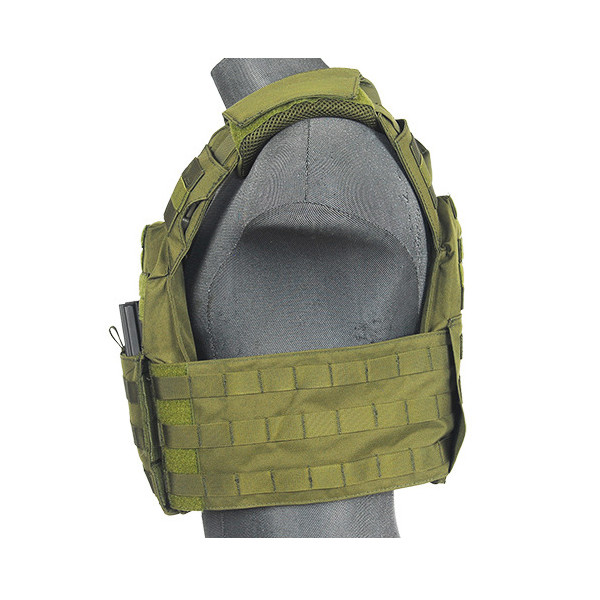 Gilet Plate Carrier SPAC OD 1000D : Confort et Modularité Ultimes