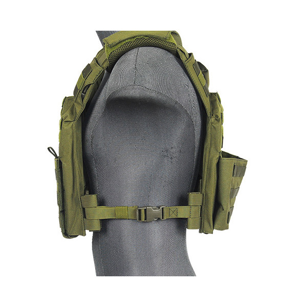 Gilet Plate Carrier SPAC OD 1000D : Confort et Modularité Ultimes