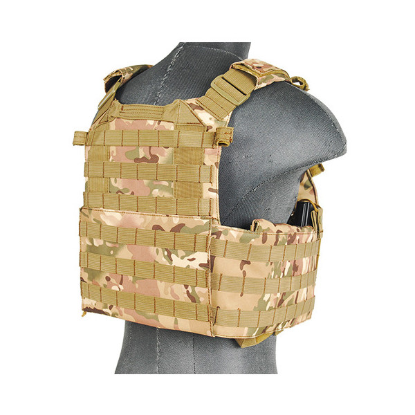 Veste Plate Carrier 1000D : Résistance et Rangement Optimisé