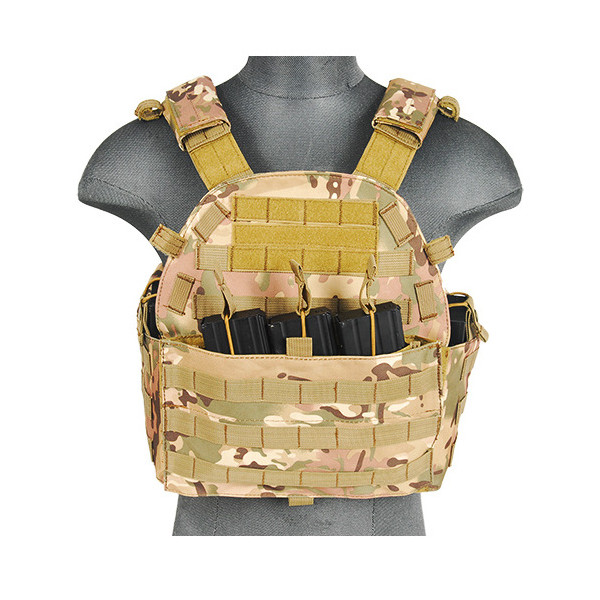 Veste Plate Carrier 1000D : Résistance et Rangement Optimisé