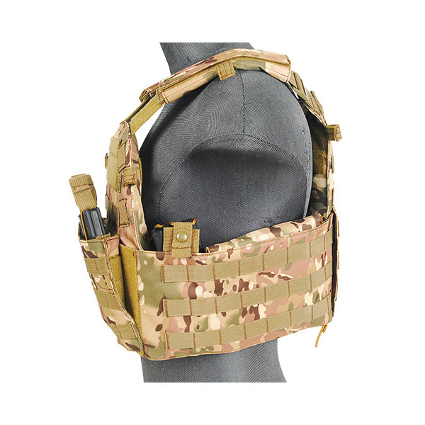 Veste Plate Carrier 1000D : Résistance et Rangement Optimisé