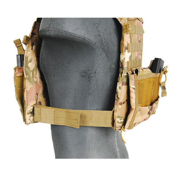 Veste Plate Carrier 1000D : Résistance et Rangement Optimisé