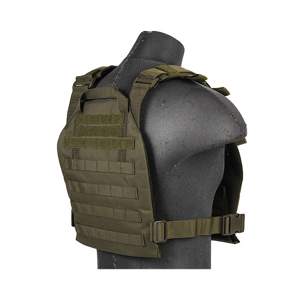 Gilet Plate Carrier Noir 1000D : Résistance et Modularité Optimale