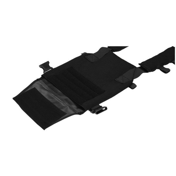 Gilet Plate Carrier Noir 1000D : Résistance et Modularité Optimale