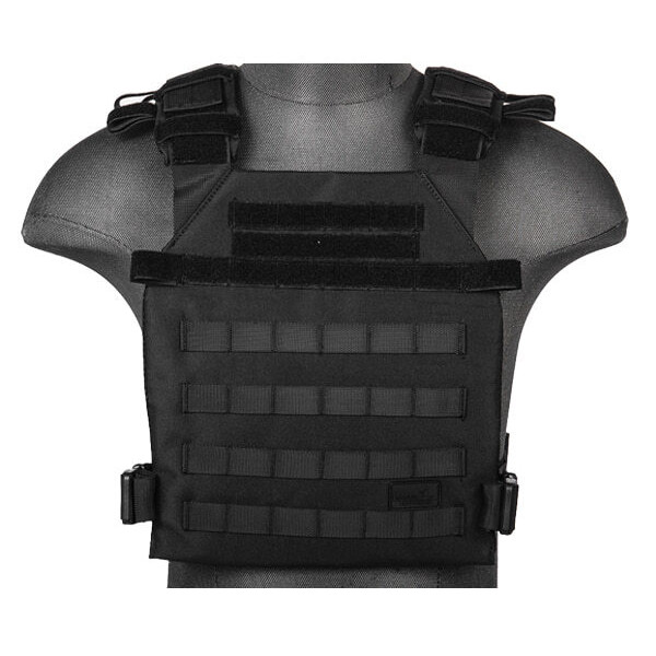 Gilet Plate Carrier Noir 1000D : Résistance et Modularité Optimale