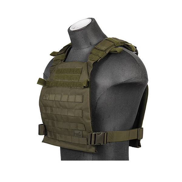 Gilet Plate Carrier Noir 1000D : Résistance et Modularité Optimale