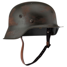 Casque Allemand M35 Vieilli : Authenticité et Confort Assurés
