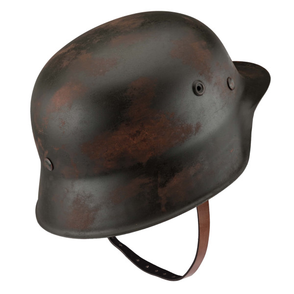 Casque Allemand M35 Vieilli : Authenticité et Confort Assurés