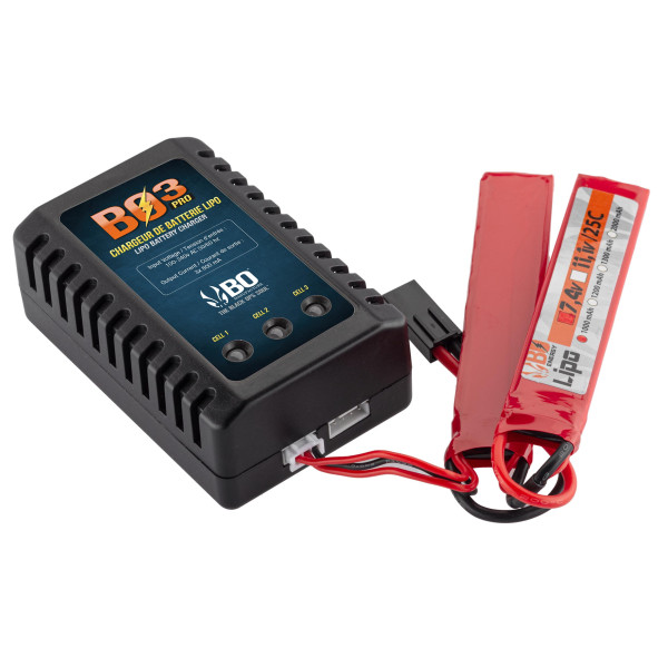 Chargeur BO3 LiPo : Charge Sécurisée et Optimisée pour 7,4V/11,1V
