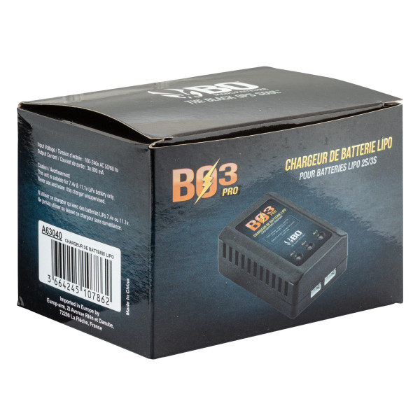 Chargeur BO3 LiPo : Charge Sécurisée et Optimisée pour 7,4V/11,1V