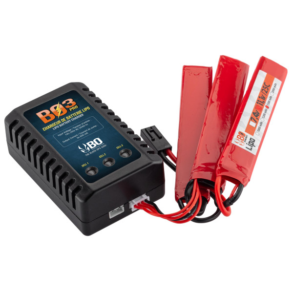 Chargeur BO3 LiPo : Charge Sécurisée et Optimisée pour 7,4V/11,1V