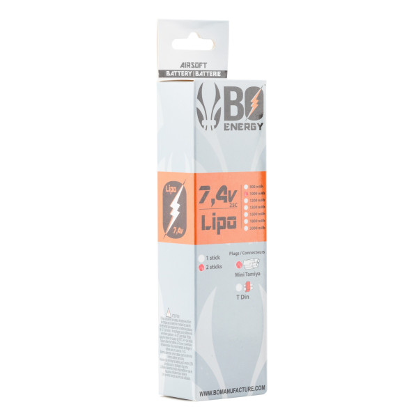 Batterie Lipo 2S 7.4V 1000mAh - Puissance et Compatibilité Maximales