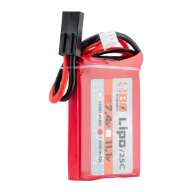 Batterie Lipo 2S 7.4V 1200mAh : Puissance et Fiabilité Assurées