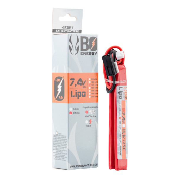 Batterie Lipo 2S 7.4V 1200mAh : Puissance et Flexibilité Assurées
