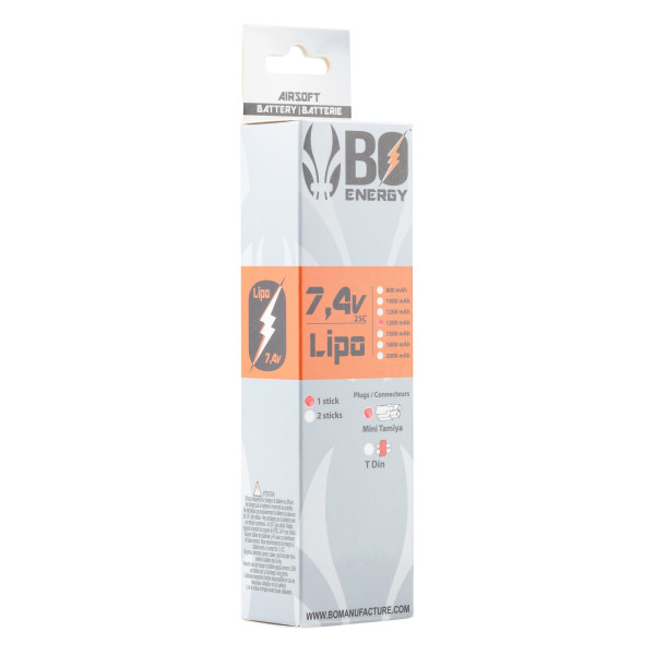 Batterie Lipo 2S 7.4V 1300mAh : Puissance et Recharge Rapide