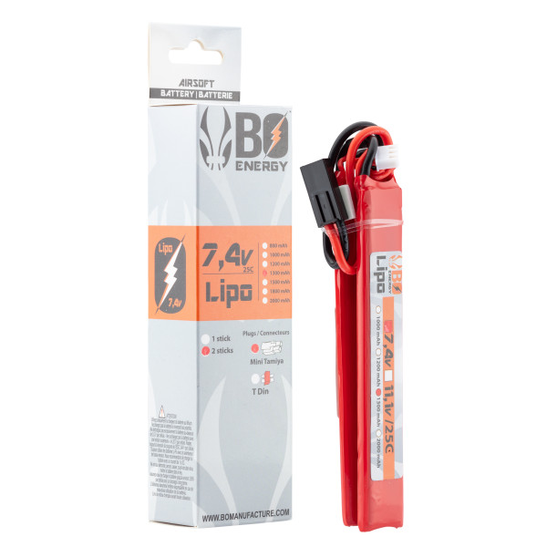 Batterie Lipo 2S 7.4V : Puissance Fiable pour Chasseurs Avertis