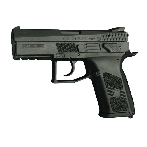 Réplique Airsoft CZ75 P-07 Duty CO2 : Précision et Robustesse