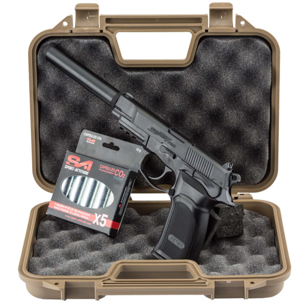 Pack Airsoft Bersa Thunder 9 CO2 : Puissance et Discrétion Assurées